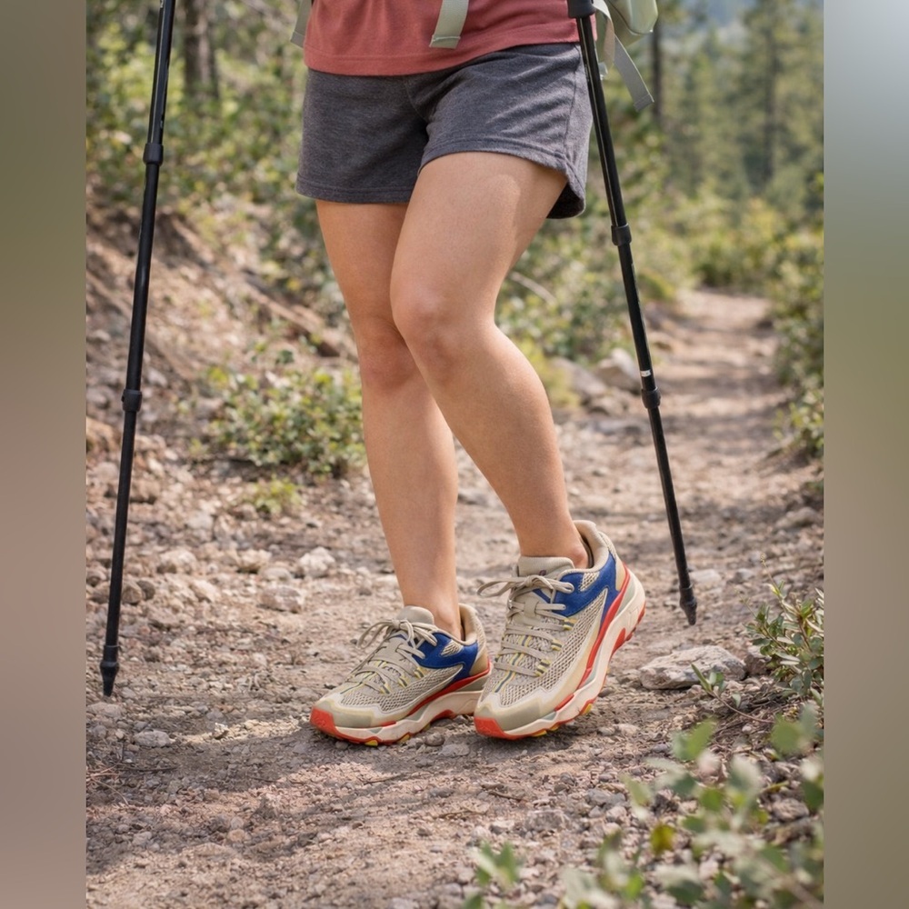 The North Face VECTIV Taraval Trail Running Shoes Women’s Size 7 Cream Blue